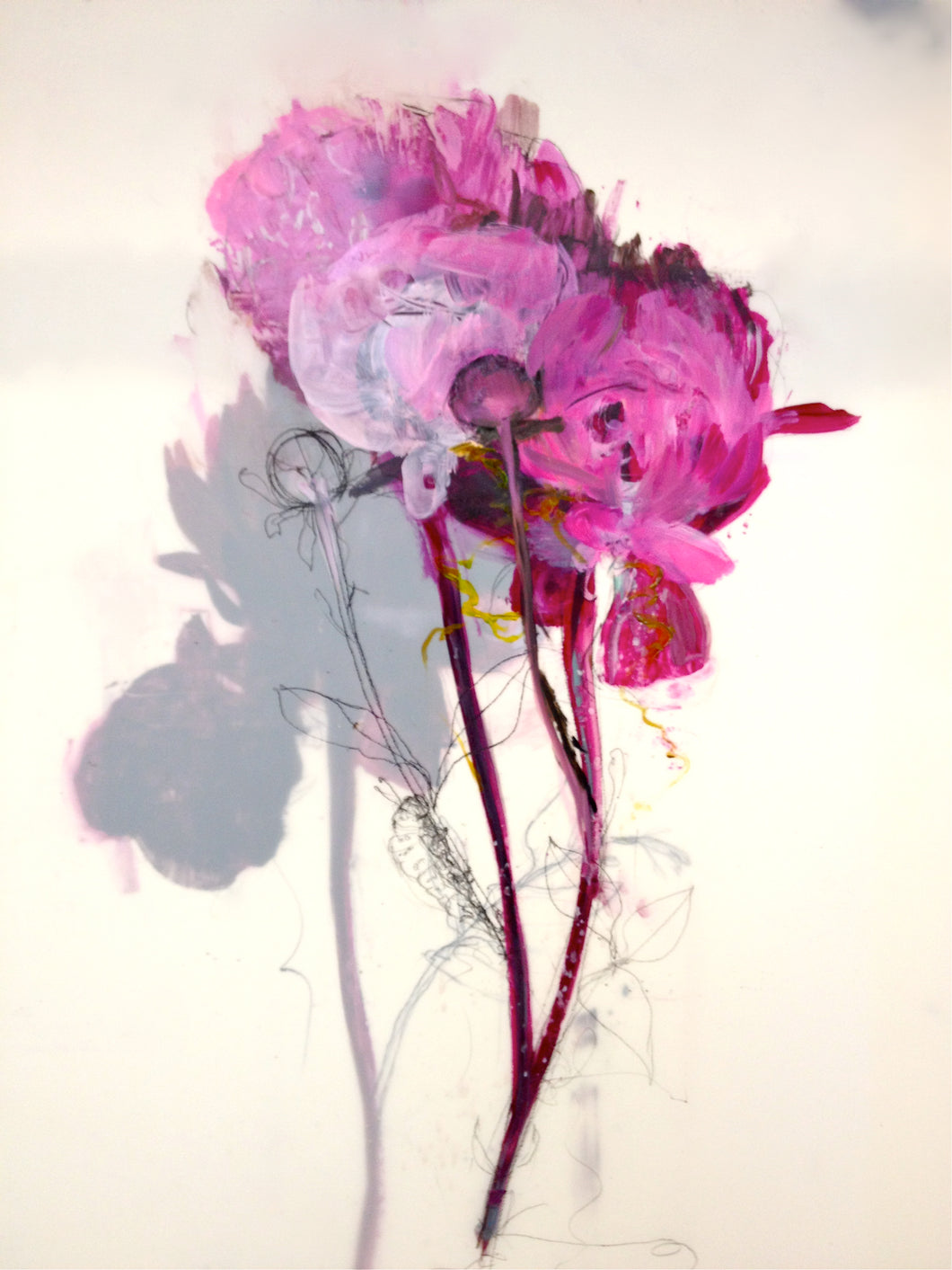 Oil on Mylar #5