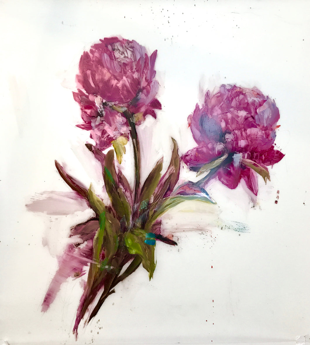 Oil on Mylar #4